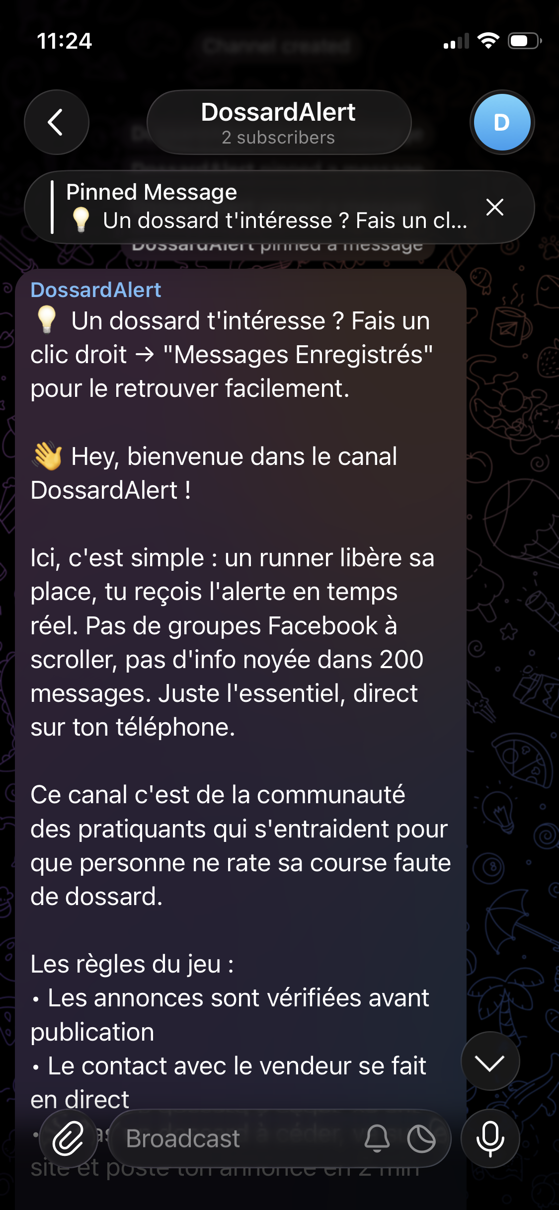 Groupe DossardAlert